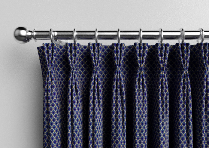 Sicily, Blue - Made to Measure Curtains - Image 11